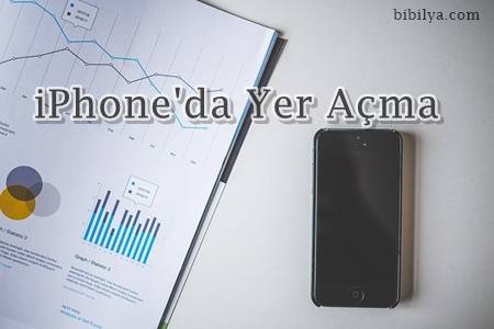 iPhone Yer Açma
